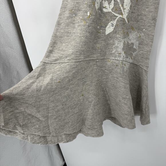 Anthropologie Knitted & Knotted Afterlight Wool Dress Small Sleeveless Floral - Picture 6 of 14